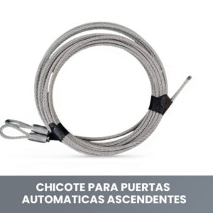 Cable Chicote Para Puertas Automáticas Ascendentes