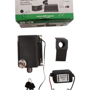 Chapa Eléctrica De Piso Seg 127v Con Módulo De Protección