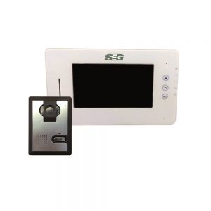 Video Portero a color 7” LCD Cableado Monitor Wifi 2 Puertas