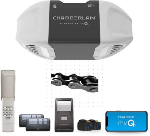 Chamberlain C2405 - Abridor inteligente de puerta , control de teléfono inteligente MYQ