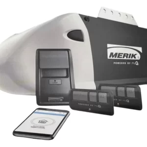 Motor Eléctrico Merik 511 Wifi Portón Residencial Riel T Gris